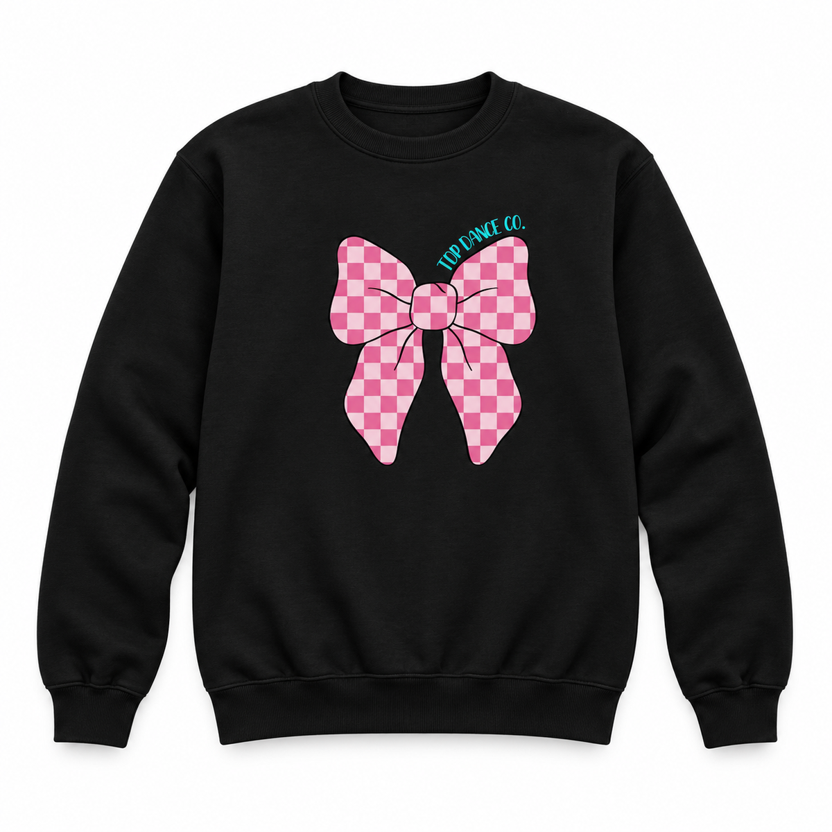 TDP Checkered Bow Crewneck