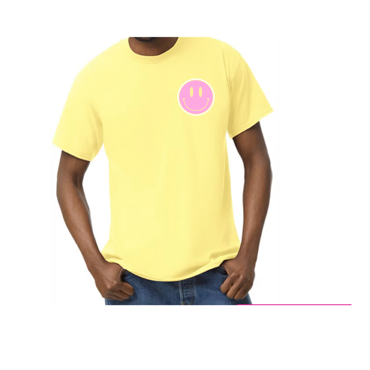 TDP Pink Fun Smiley Tee